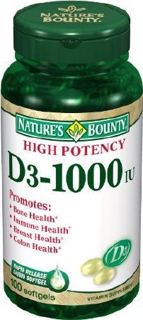 VITAMIN D, SGEL 1000IU (100/BT)