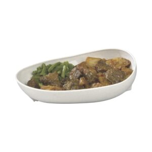 DISH, PT SCOOPER W/NON-SKID BASE SANDSTONE