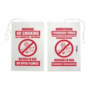 SIGN, OXYGEN IN USE "NO SMOKING" (50/PK)