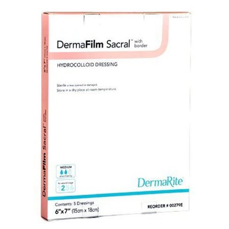 DRESSING, DERMAFILM SACRAL 6"X7" (5/BX)