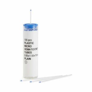 TUBE, CAPILLARY PLAIN BLU 40ULPLAS (100/EA 10EA/BX)