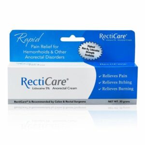 RECTICARE ANORECTAL, CRM 5%LIDO 30GM