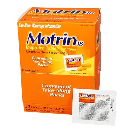 MOTRIN, CAPL IB PAIN RELEIVER (2/PK 50PK/BX 12BX/CS)