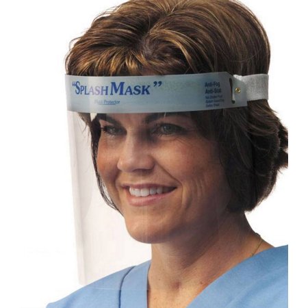 FACESHIELD FULL 24/PK=BX W/VELCRO STRAP