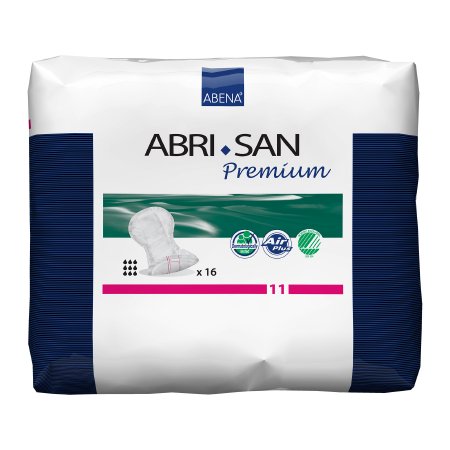 PAD, INCONT ABRI-SAN PREM #11 3400ML 14X27.5 (16/BG 4BG/CS)