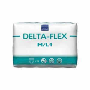 UNDERWEAR, INCONT DELTA-FLEX L1 1200ML MED (18/BG 4BG/CS)