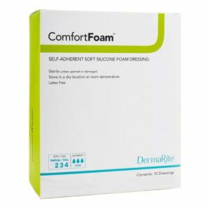 DRESSING, COMFORT FOAM 2"X2" (10/BX)