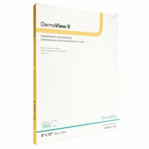 DRESSING, WOUND DERMA VIEW II TRANSPANRENT 8X12  (10/BX)