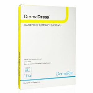DRESSING, WND COMPOSITE WATERPRF ISLAND 4X10 (10/BX)
