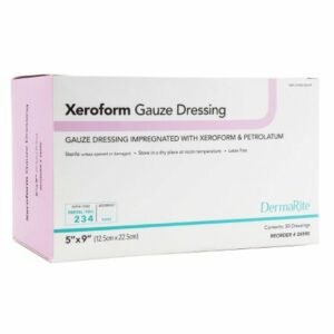 DRESSING, WOUND PETROLATUM XEROFORM 5"X9" (50/BX)