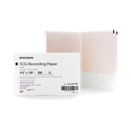 PAPER, ECG F/007989 8.5"X138' (300/PK 10PK/CS)