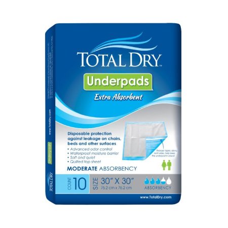 UNDERPAD, INCONT EMBSSD H VY X+ 30X30 (10/BG 10BG/C