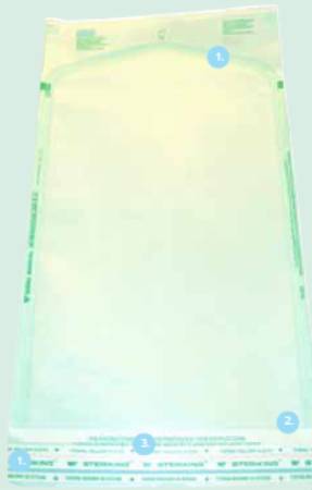 POUCH, SELF-SEAL 3 1/2" X 8" (200/BX 5BX/CS)