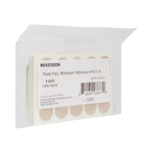 PEDI-PAD, MOLESKIN ADH TAN #100/PK 10PK/CS)
