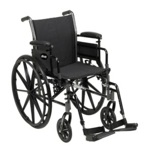 WHEELCHAIR, CRUISER III LT-WT W/DESK ARM & LEGREST 20"