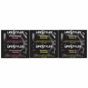 CONDOM, LIFESTYLES ASTD FLAVOR(1008/CS)