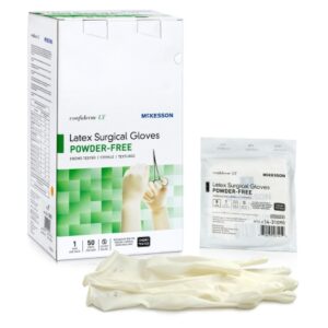 GLOVE, SURG CONFIDERM LT LTX 9.0 STR2 TXT (50PR/BX 4BX/CS)