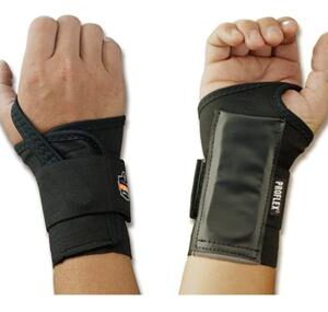 WRIST SUPPORT, PROFLEX 4000 BLK RT MED