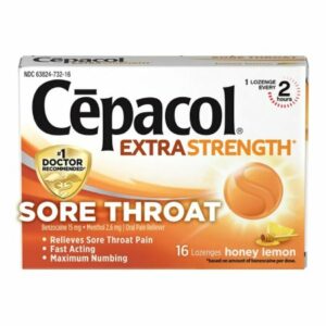 CEPACOL, LOZ SORE THROAT MAX HONEY LEMON (16/BX)