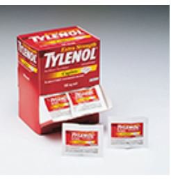 TYLENOL XS, CAP 500MG (10/BT 144BT/CS)