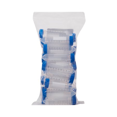 TUBE, CENTRIFUGE PP STR W/SCREW CAP BLU 50ML (25/BG 20 BG/C