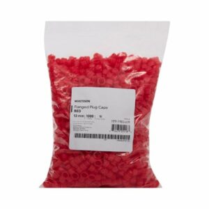 CAP, VAC TUBE RED 13MM (1000/BG 20BG/CS)