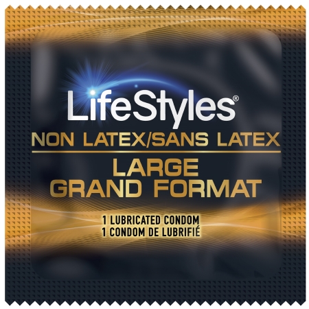 CONDOM, LIFESTYLES N/LATEX LG (1008/CS)