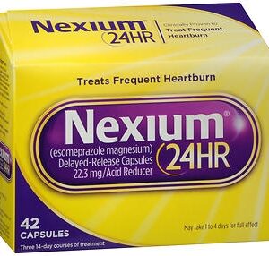 NEXIUM 24HR, CAP 22.3MG (14/BT3BT/PK)