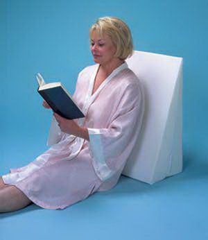 COVER, BED WEDGE ZIPPERED WHT 12"