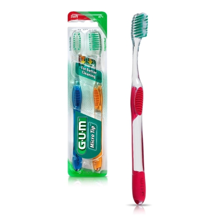 TOOTHBRUSH, GUM MICRO TIP SFT (2/PK)