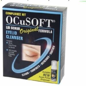 SCRUB KIT, FOAM OCUSOFT EYELID