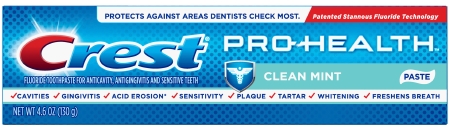 TOOTHPASTE, CREST PRO HEALTH MINT 4.6OZ