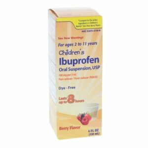 IBUPROFEN, ORAL SUSP CHLD BERRY 100MG/5ML 4OZ