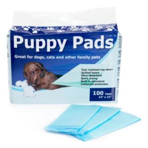 PAD, PUPPY W/ATTRACTANT 22"X22" (100EA/BG 6BG/CS)