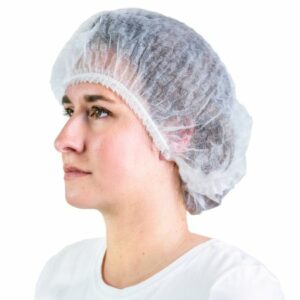 CAP, BOUFFANT SPP 10G WHT CLIP(100/BG 10BG/CS)