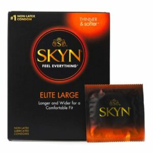 CONDOM, SKYN ELITE W/O LTX LG (1008/CS)