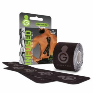 TAPE, KINESIOLOGY INFUSED BLK ONE SIZE FITS ALL (10/BX)