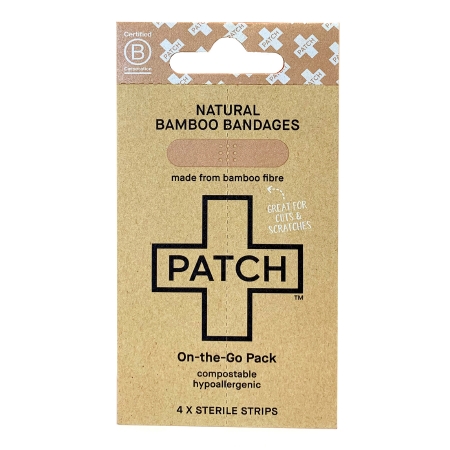 BANDAGE, ADH PATCH NAT ON-THE-GO (4/PK 50PK/BX 8BX/CS)