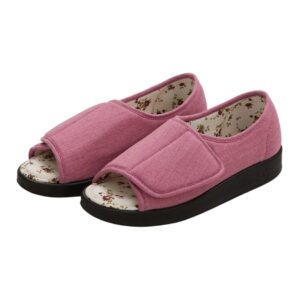 SANDAL, INDOOR/OUTDOOR EASY CLOSURE OPEN TOE SZ9