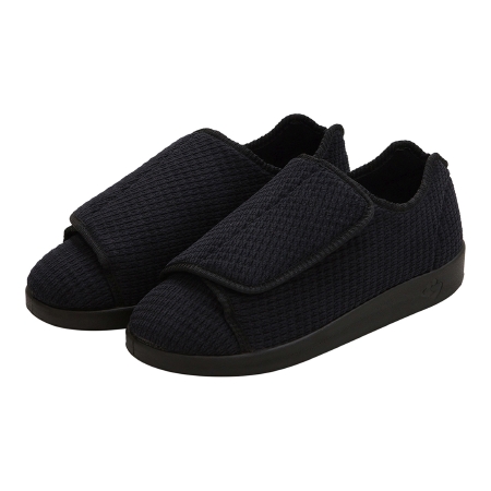 SLIPPER, SILVERTS MENS 2XWIDE BLK SZ14