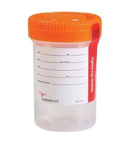 CONTAINER, SPCMN BULK STR W/SCREW CAP ORG 90ML (100/PK 4PK/C
