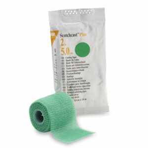 TAPE, CAST SCOTCHCAST 2"X4YDS GRN (10RL/BX)
