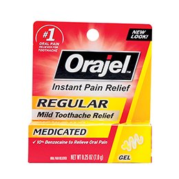 ORAJEL, GEL MS .25OZ