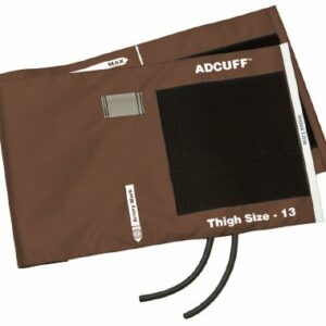 CUFF, BP W/BLADDER THIGH 2TU BRN ADLT