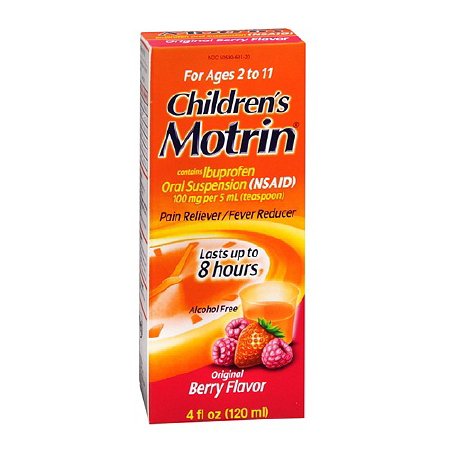 MOTRIN, SUSP CHLD 100MG/5ML BERRY 4OZ