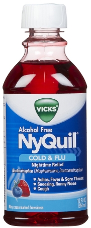 NYQUIL, LIQ ALCHL FREE 12OZ