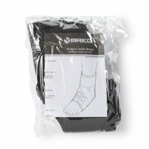 ANKLE BRACE STAB WHT MED      MEDIUM W/SPEED LACERS