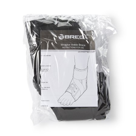 ANKLE BRACE STAB WHT MED MEDIUM W/SPEED LACERS