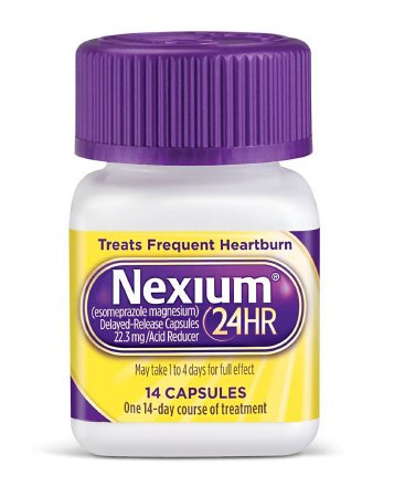 NEXIUM 24HR, CAP 22.3MG (14/BT2BT/BX)