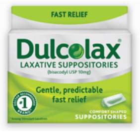 DULCOLAX, SUP 10MG (8/BX)